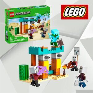 LEGO Minecraft: The Illager Desert Patrol Building Set #21267 (105 Pieces)